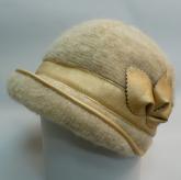 Шляпка текстильная из итальянского козьего пуха (махер).