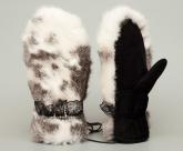 Варежки «Lace Lady» (LL) - сочетание шикарного декора со стразами и кружевами и демократичной цены кроличьего меха.